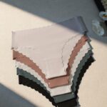 5-pack Seamless Women's Underwear, Solid Color One-piece Quick-dry Panties